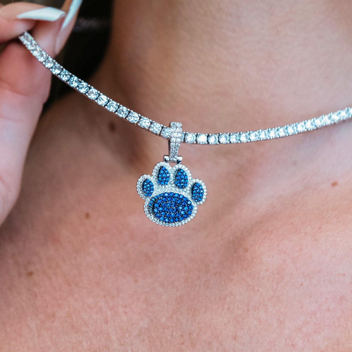 GLD Women Penn State Nittany Lions Paw Official NCAA Micro Pendant