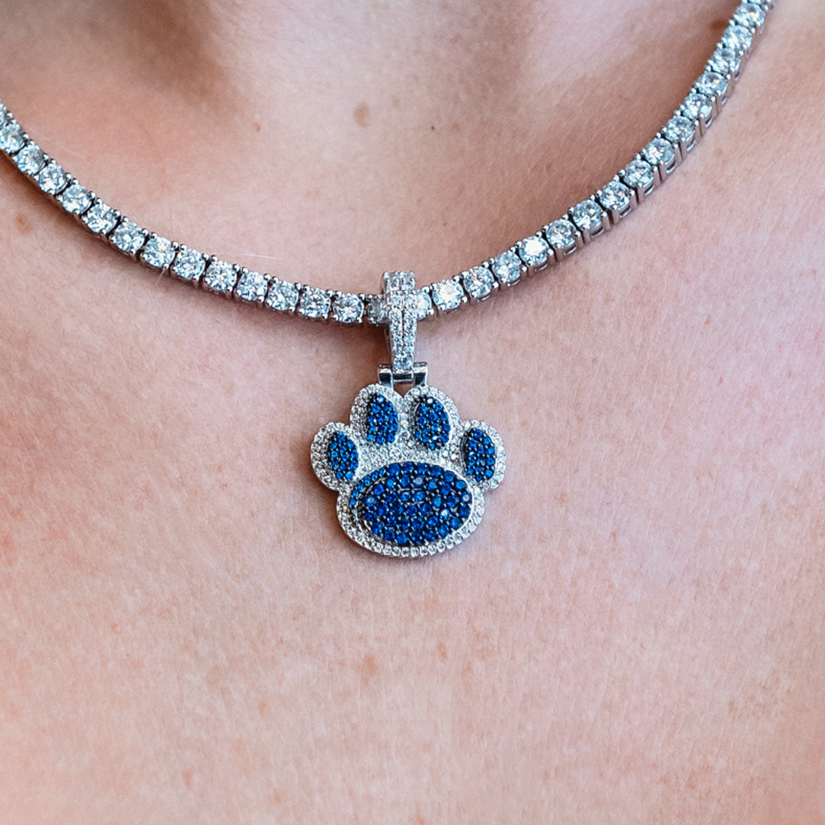 GLD Women Penn State Nittany Lions Paw Official NCAA Micro Pendant