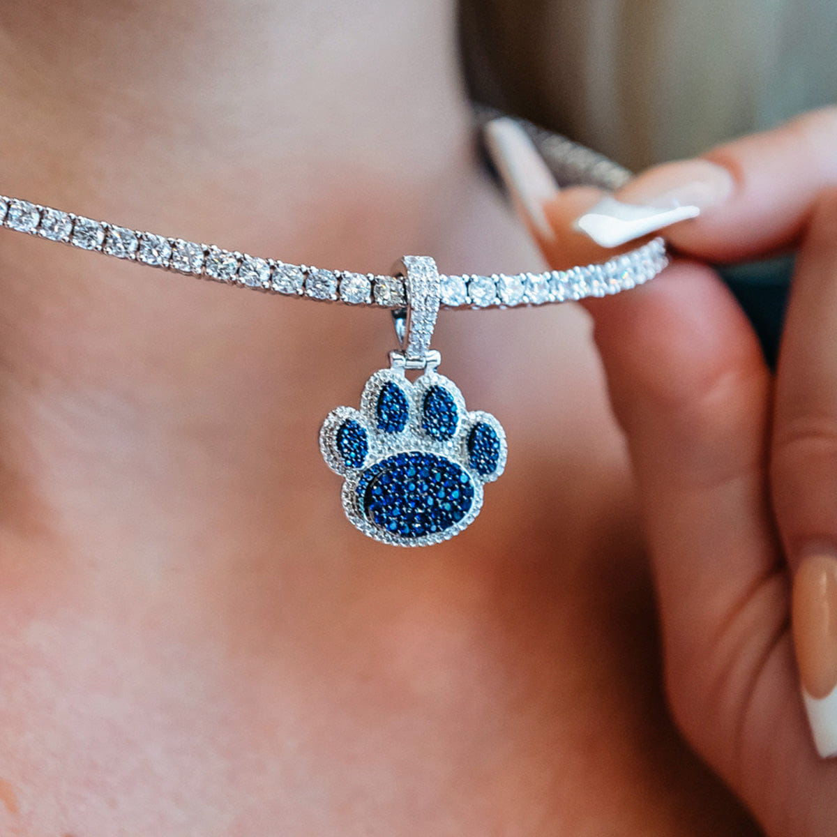 GLD Women Penn State Nittany Lions Paw Official NCAA Micro Pendant