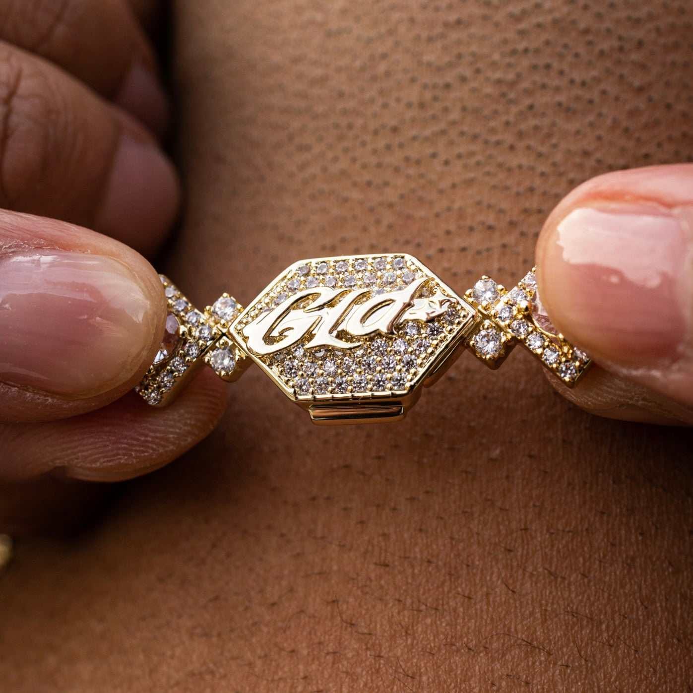 GLD Men Cloister Link Chain in Yellow Gold