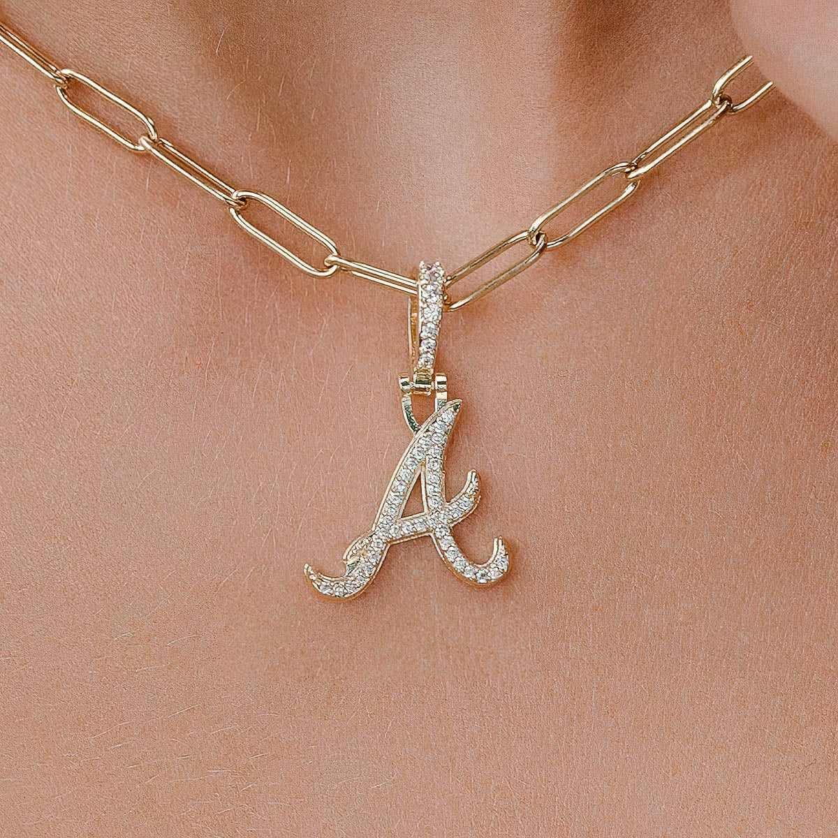 GLD PROMO - WOMEN Atlanta Braves Micro Pendant