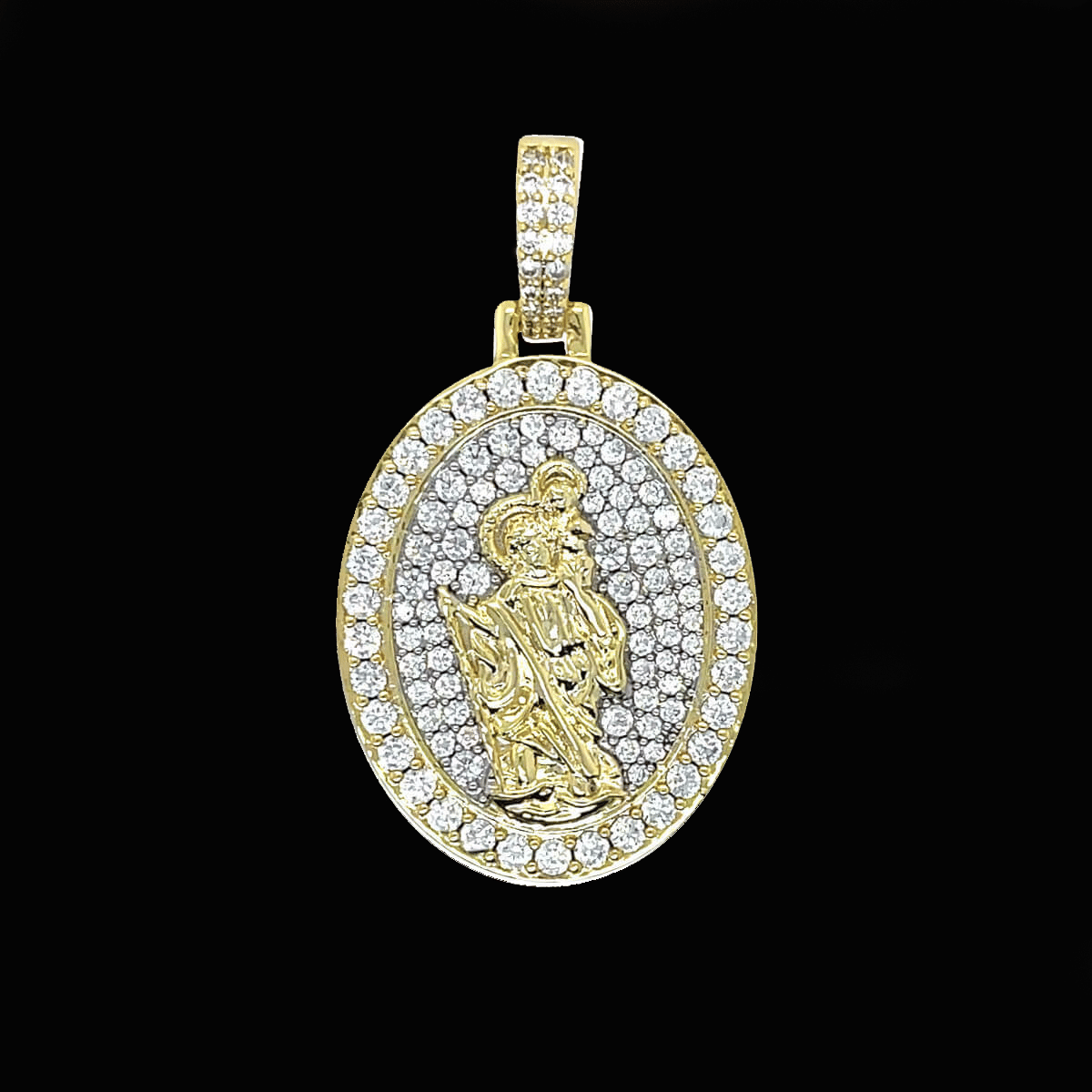 GLD Women Saint Christopher Pendant