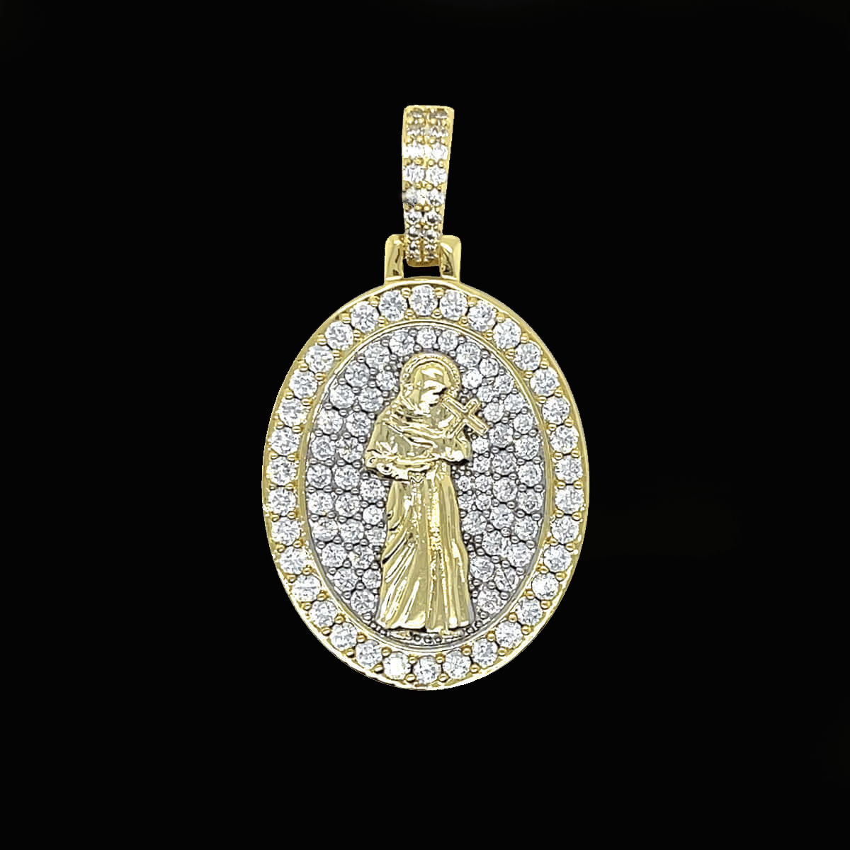 GLD Men Saint Francis Pendant