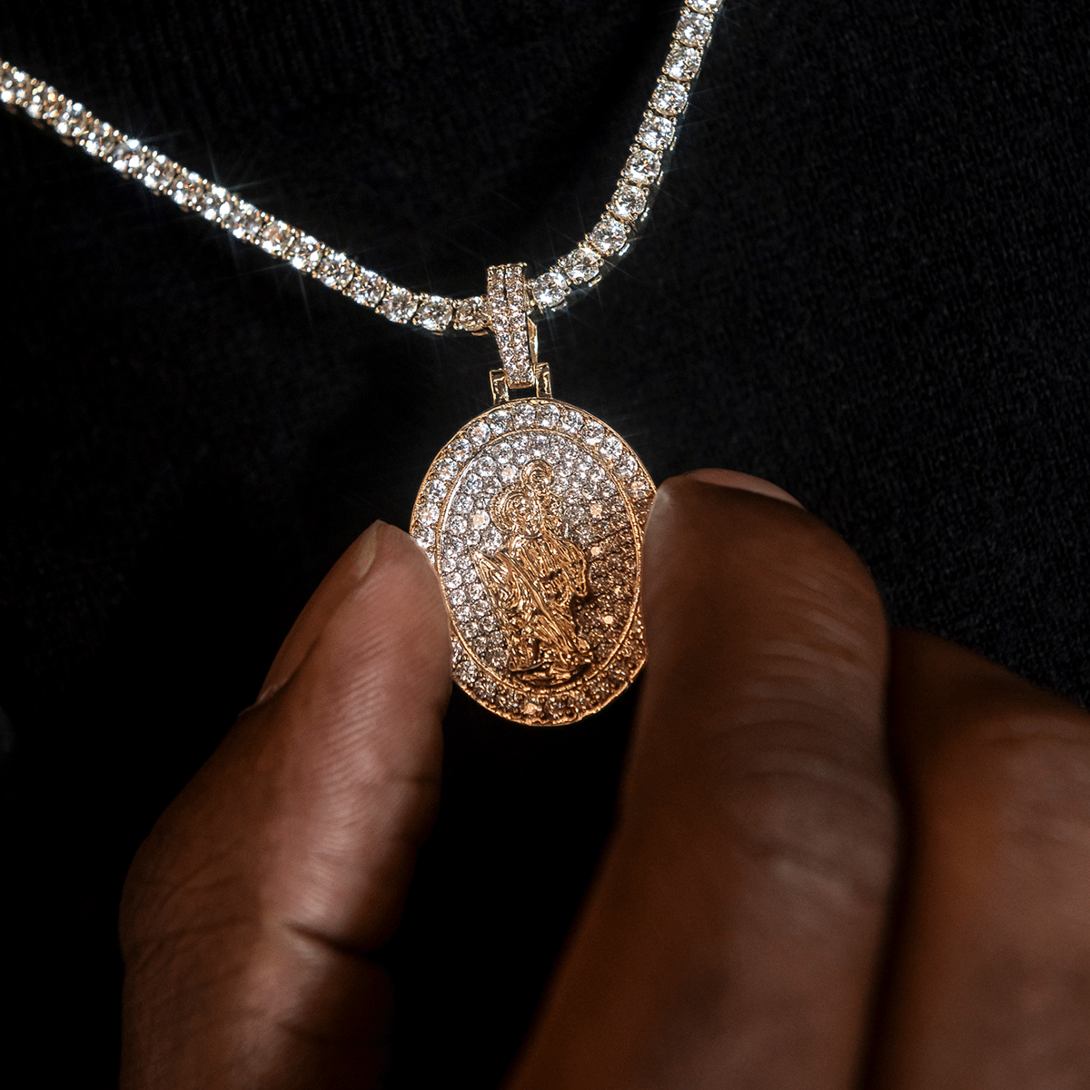 GLD Men Saint Christopher Pendant
