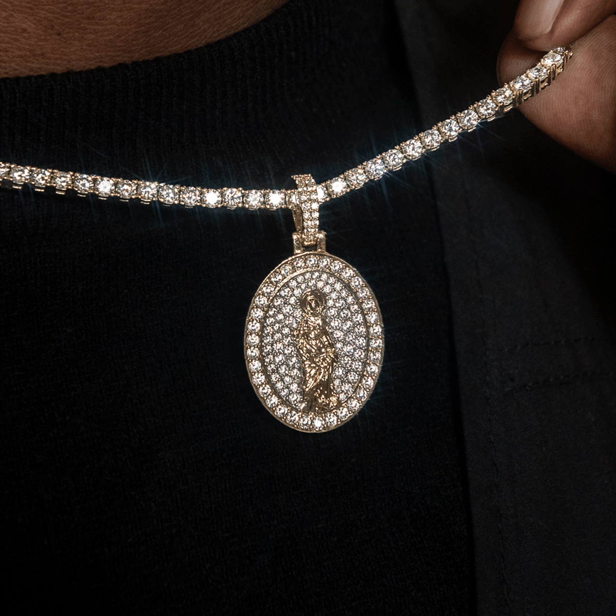 GLD Men Saint Catherine Pendant
