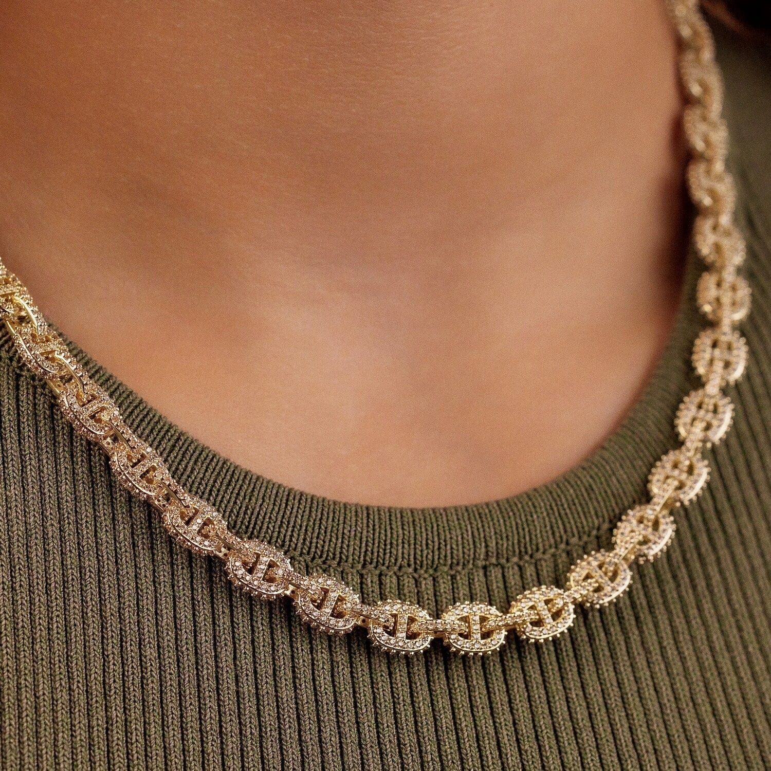 GLD Women Micro Valentina Necklace in Yellow Gold