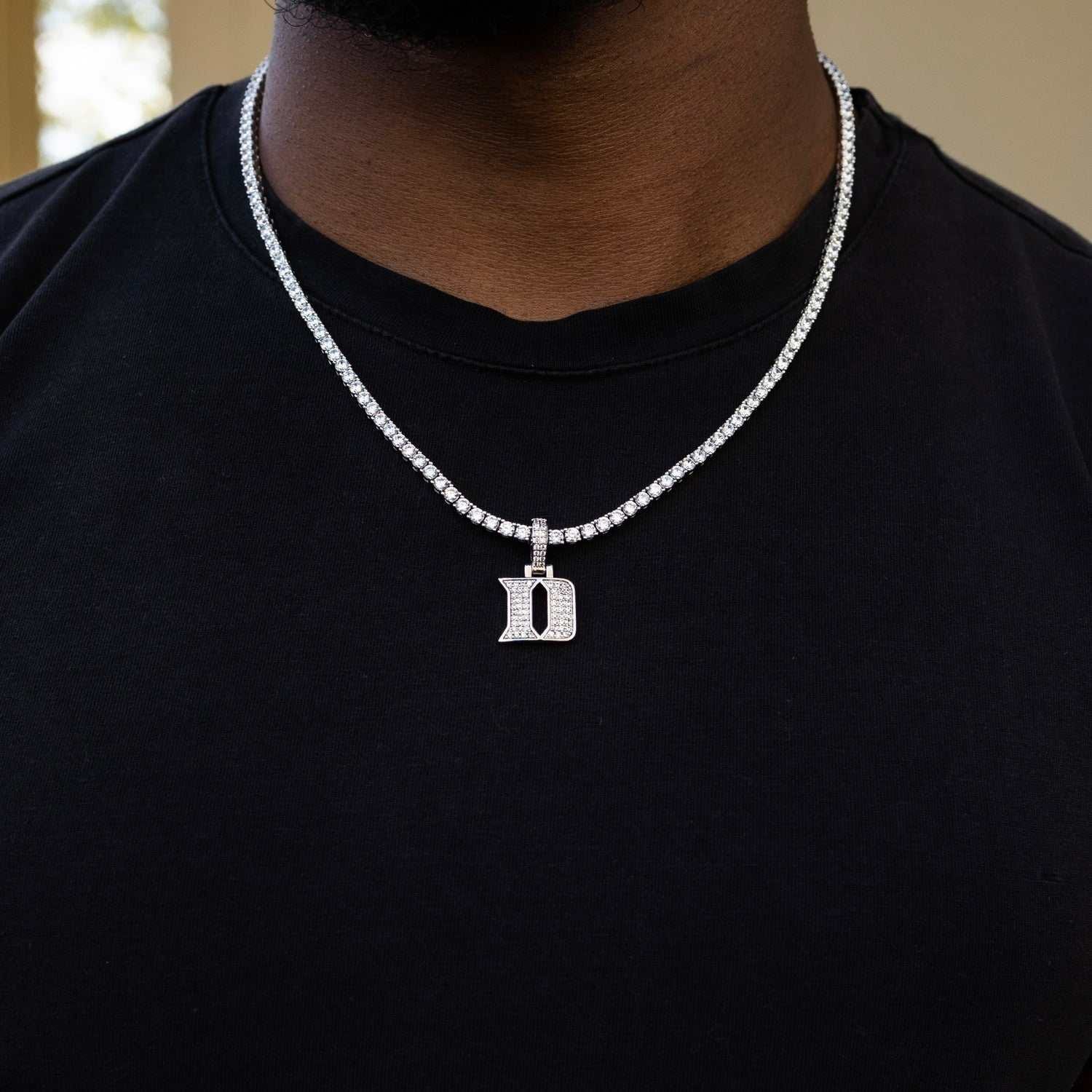 GLD Men Duke Blue Devils Iron D Official NCAA Micro Pendant