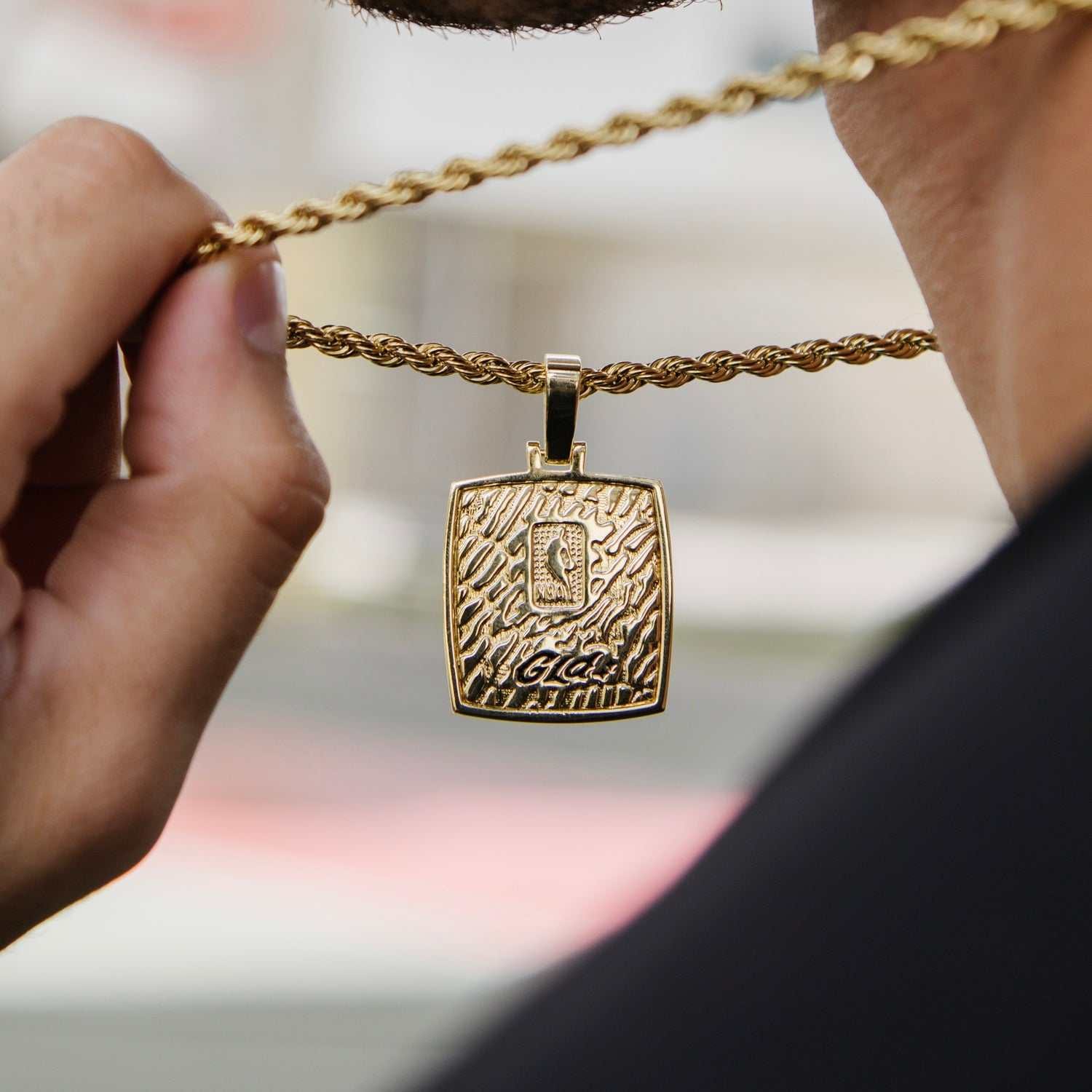 GLD Men Brooklyn Nets Official NBA Championship Pendant