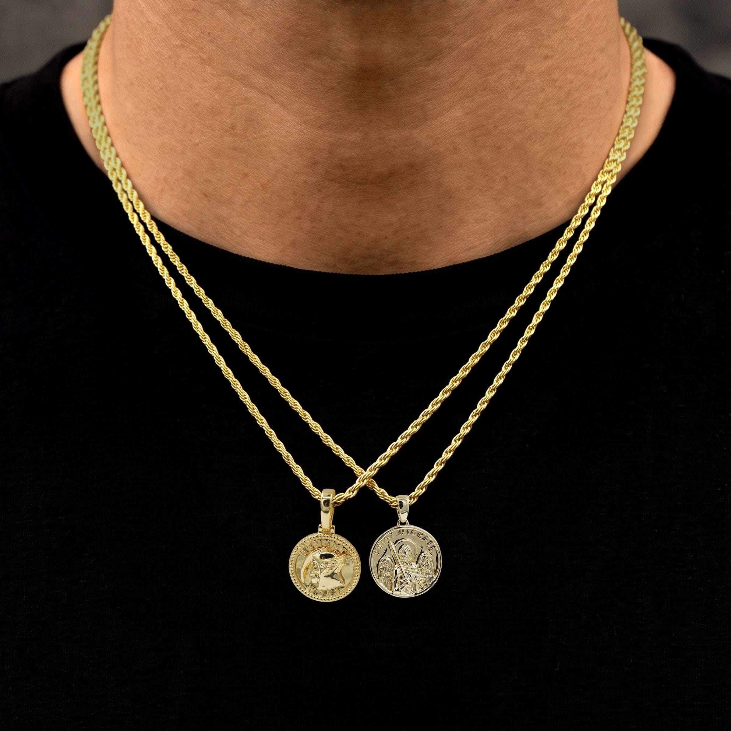 GLD Men Choose 2 Chains + 2 Pendants - Yellow Gold