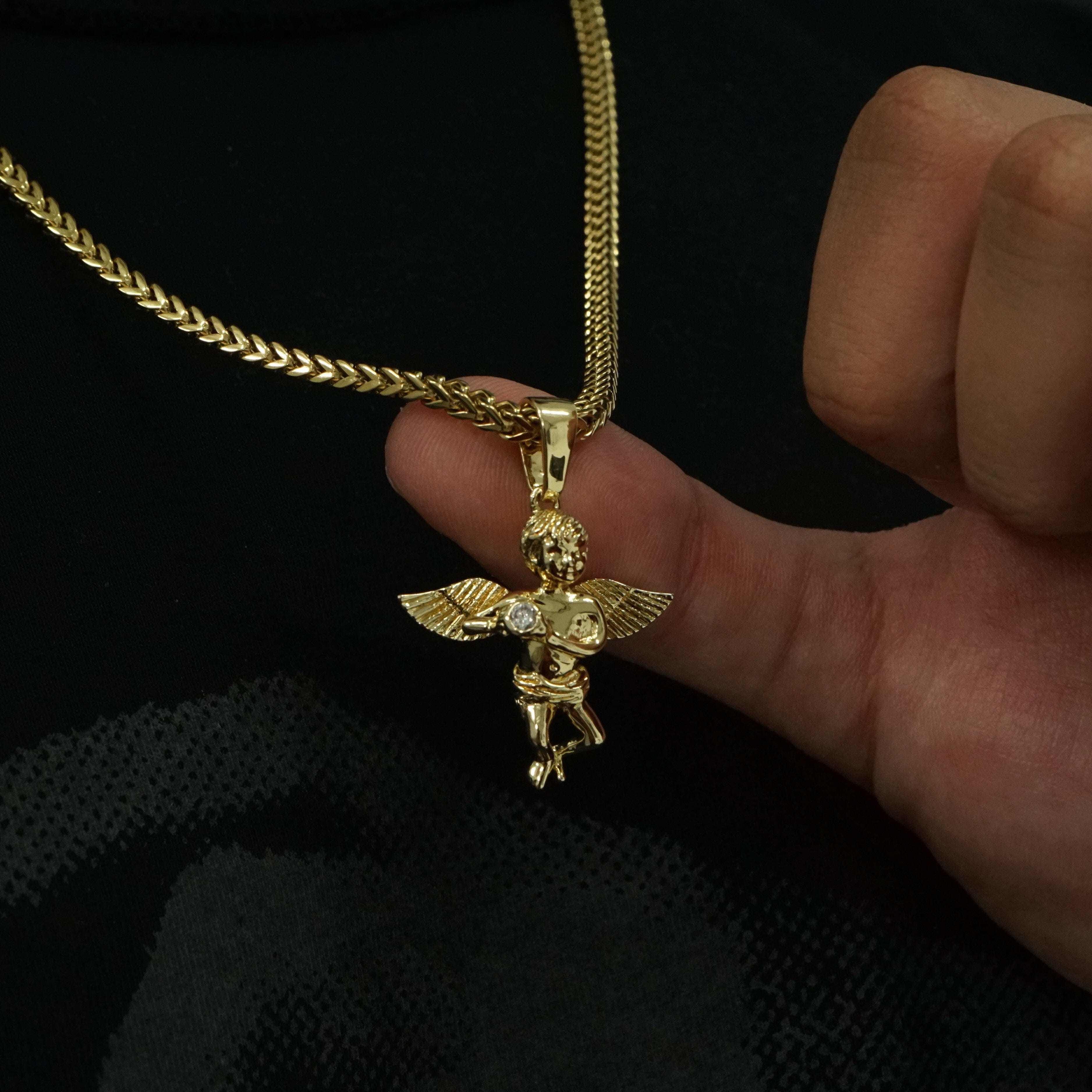 GLD Men Iced Angel Stone