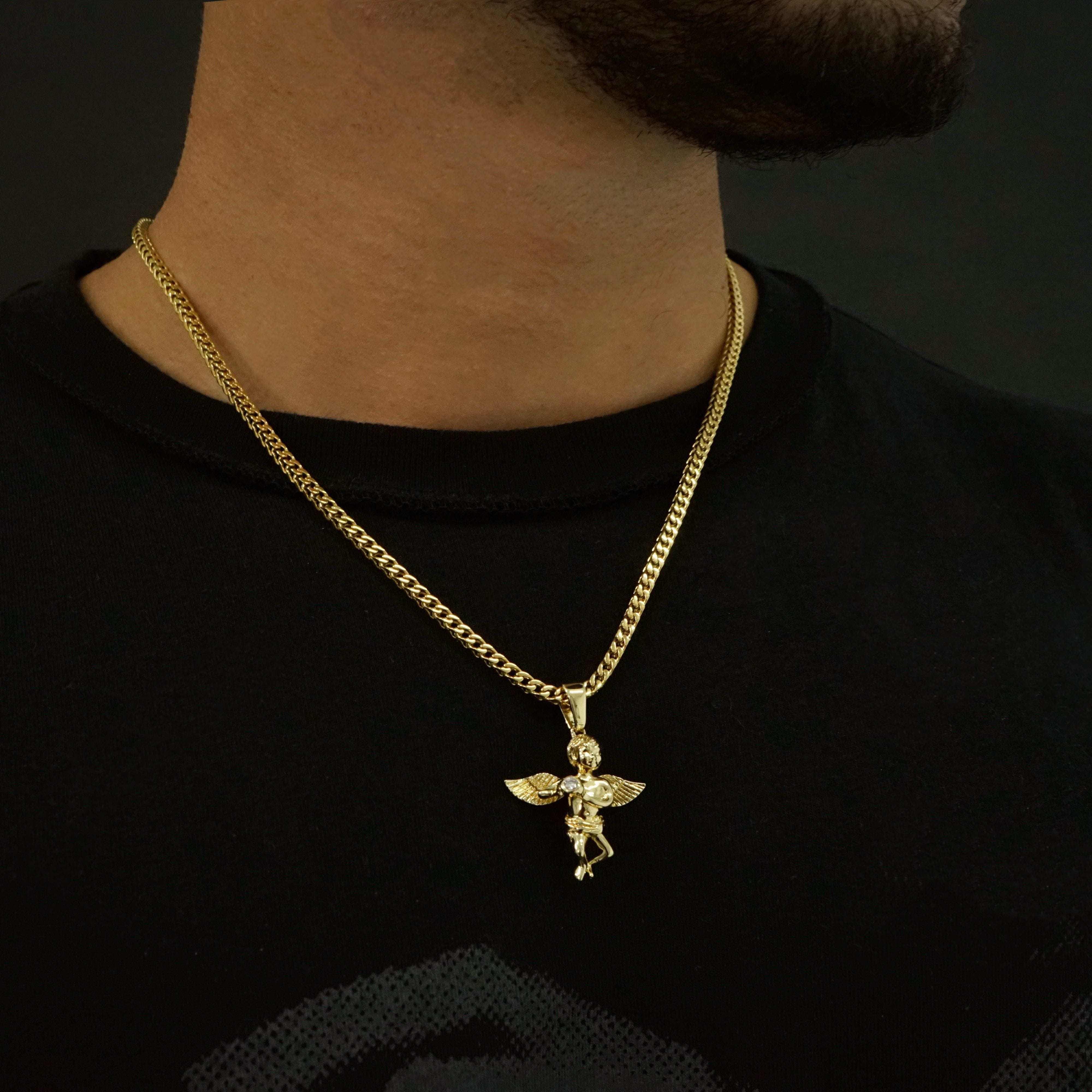 GLD Men Iced Angel Stone