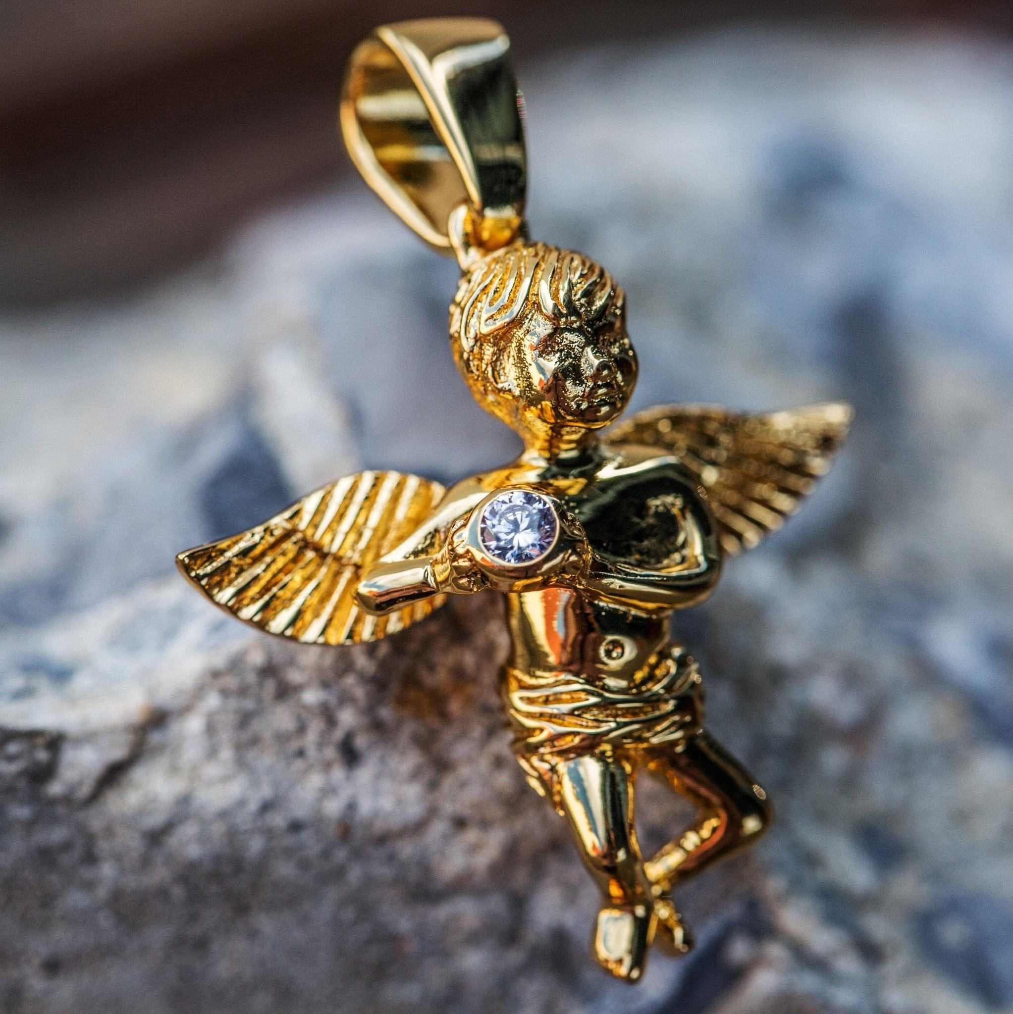 GLD Men Iced Angel Stone