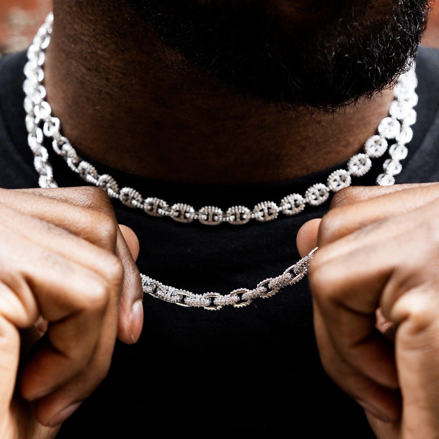 GLD PROMO Micro Valentina Chain in White Gold