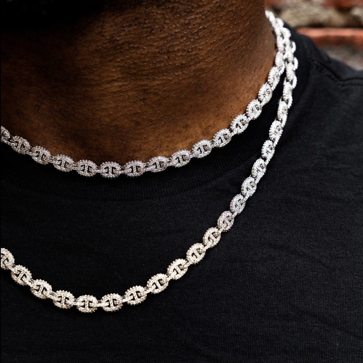 GLD PROMO Micro Valentina Chain in White Gold
