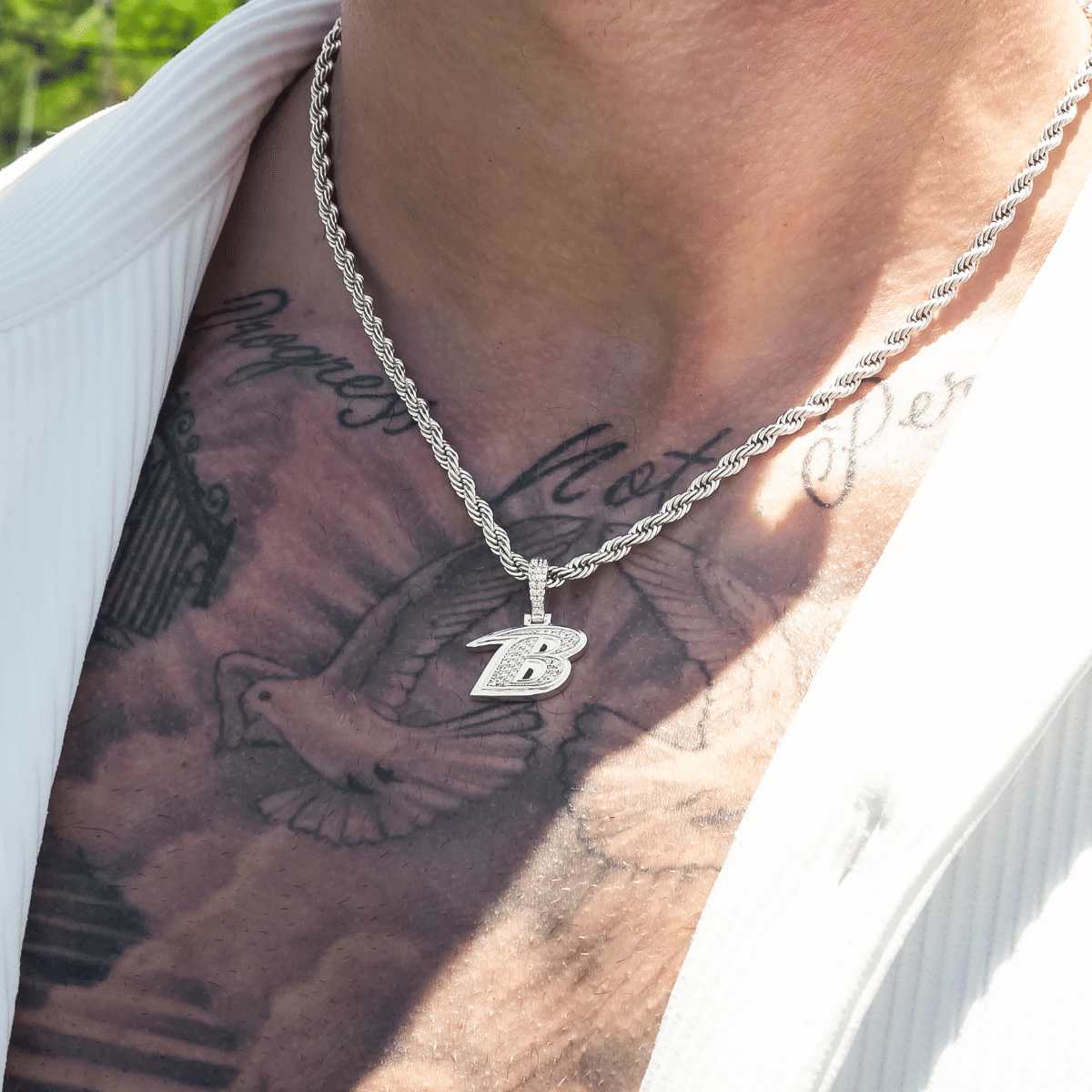 GLD Men Baltimore Ravens Official NFL Micro Logo Pendant