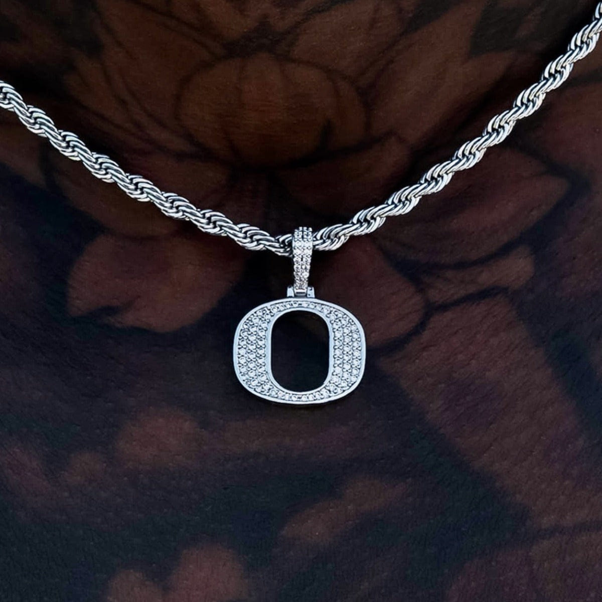GLD Men Oregon Ducks Official NCAA Micro Logo Pendant