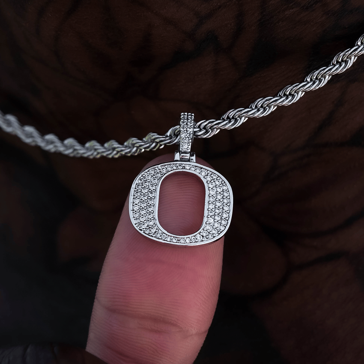 GLD Men Oregon Ducks Official NCAA Micro Logo Pendant