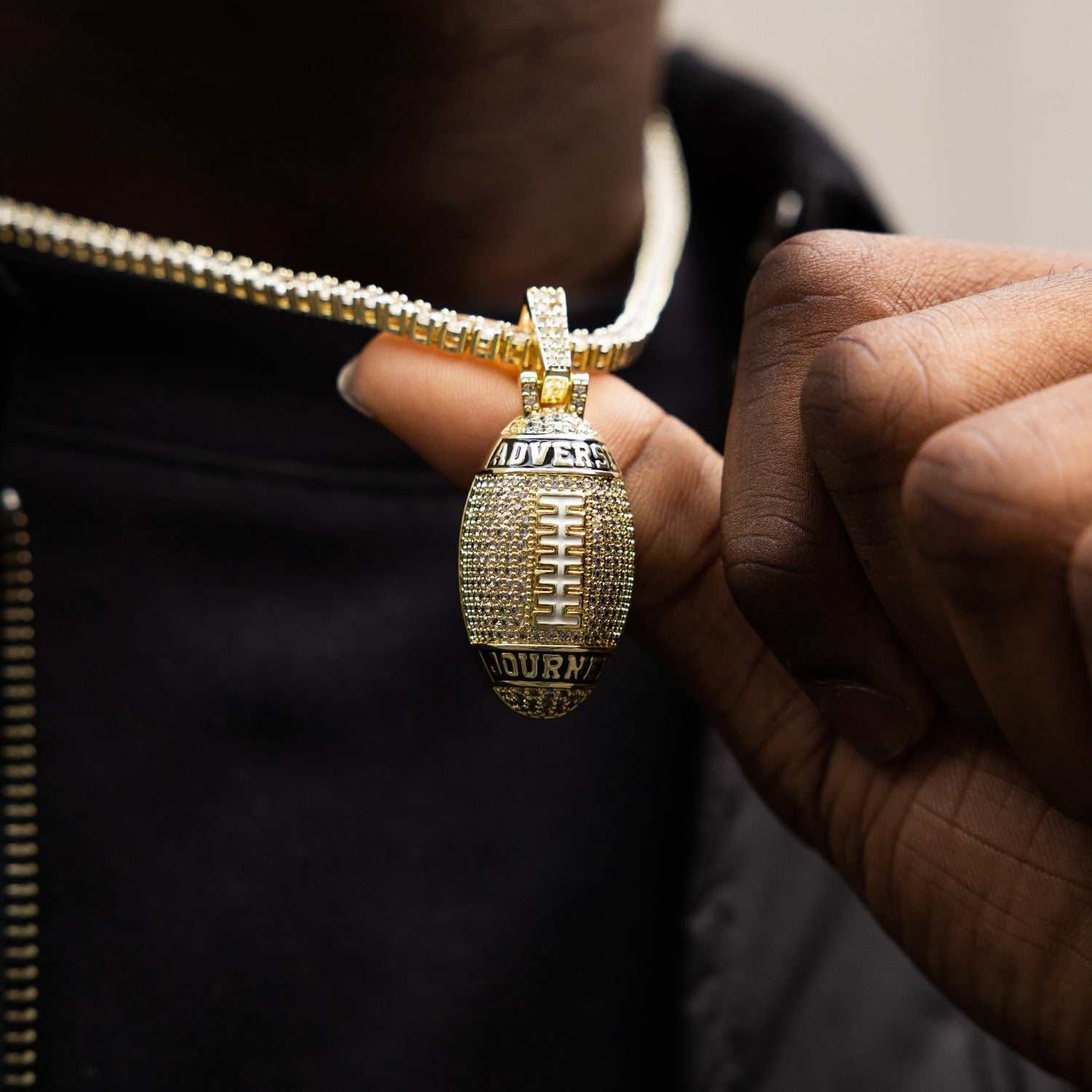 GLD Men A.J. Greene Football Pendant