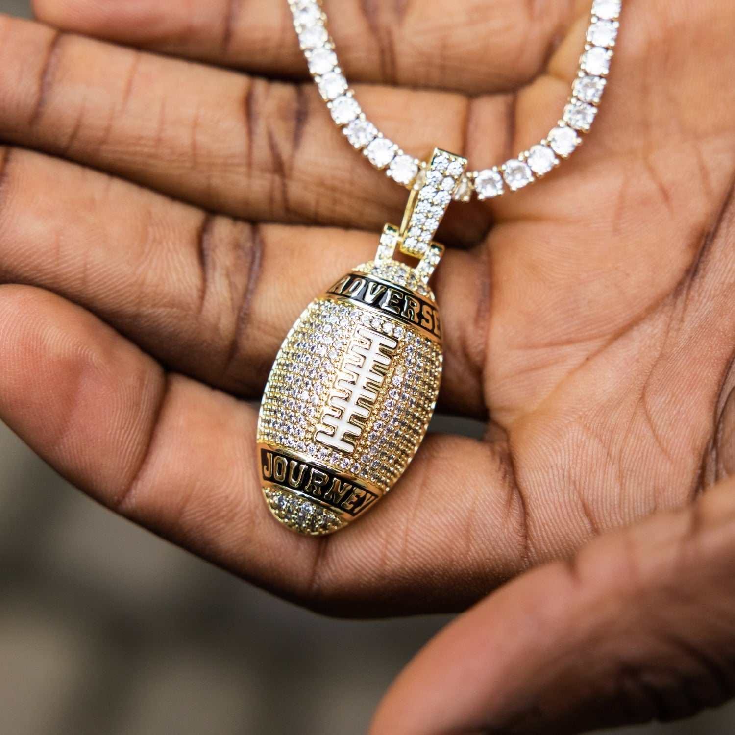 GLD Men A.J. Greene Football Pendant