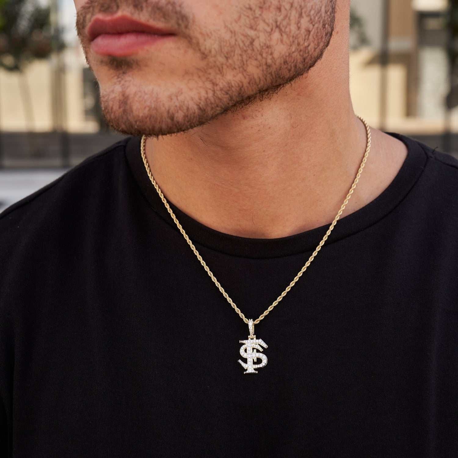 GLD Men Florida State Seminoles Official NCAA Micro Logo Pendant