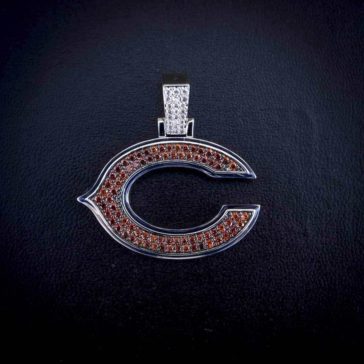 GLD Men Chicago Bears Official NFL Pendant
