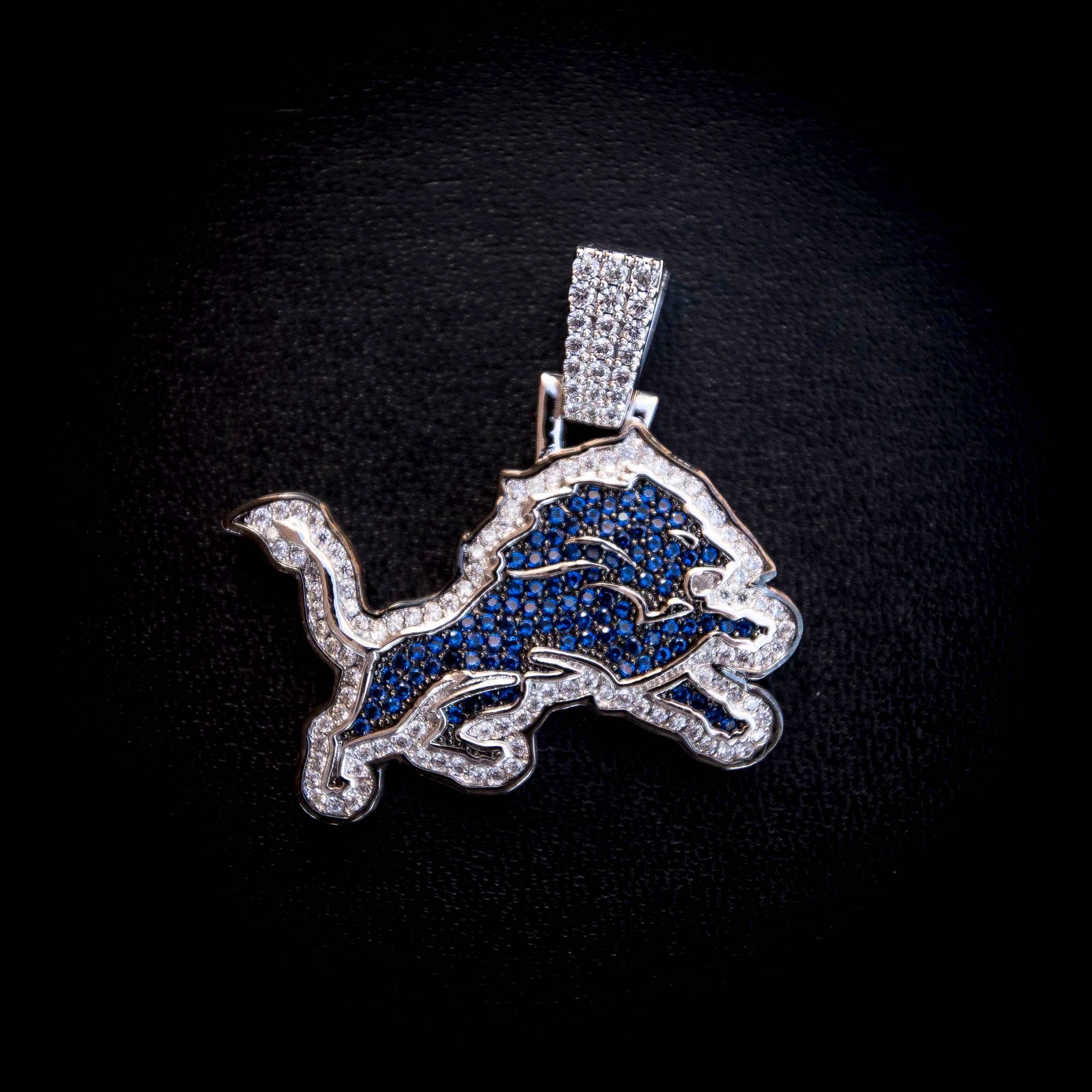 GLD Men Detroit Lions Official NFL Pendant