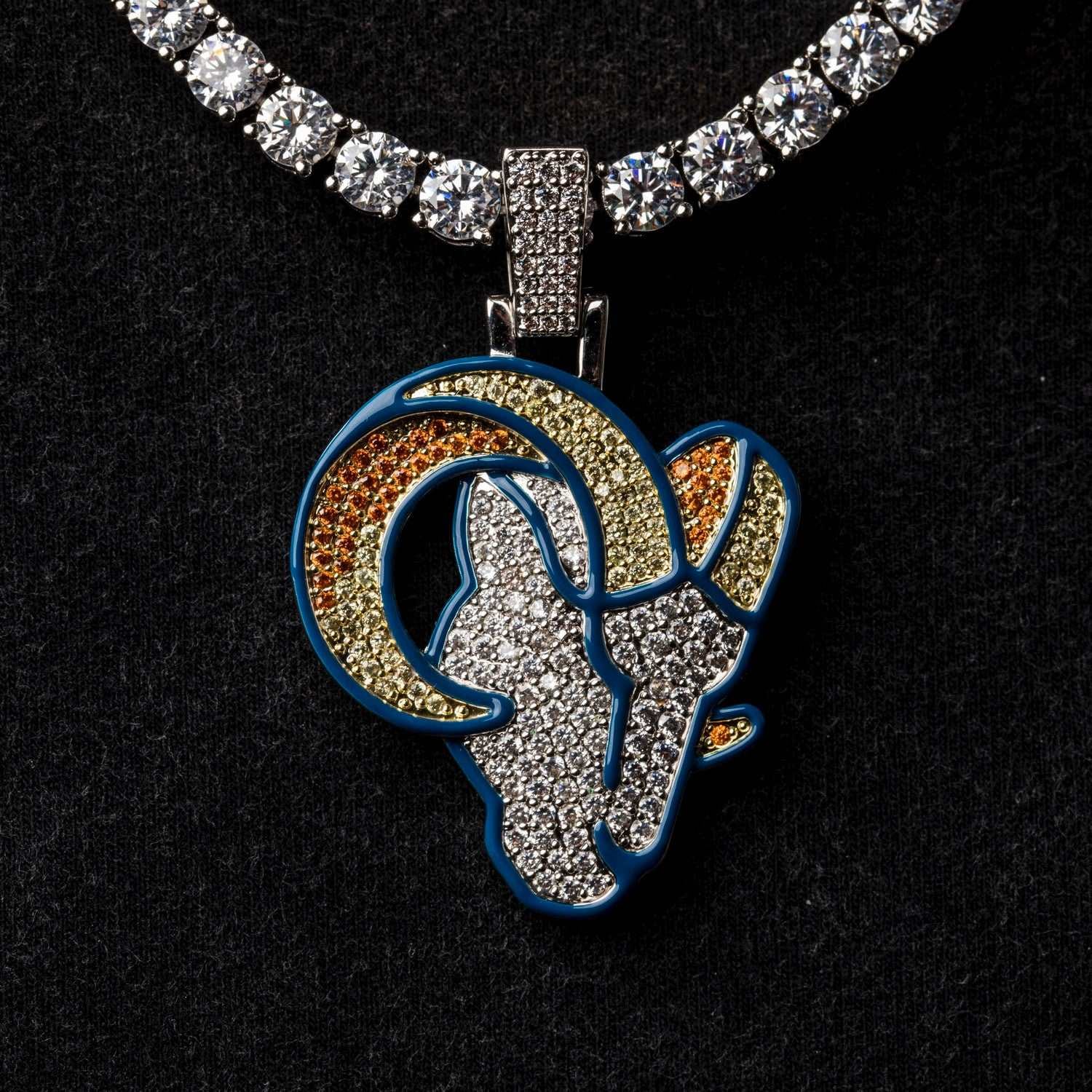 GLD Men Los Angeles Rams Official NFL Pendant