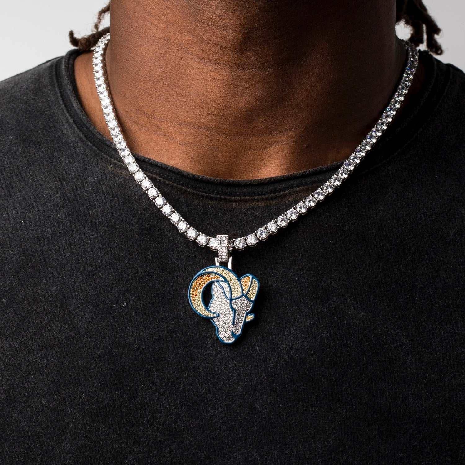 GLD Men Los Angeles Rams Official NFL Pendant
