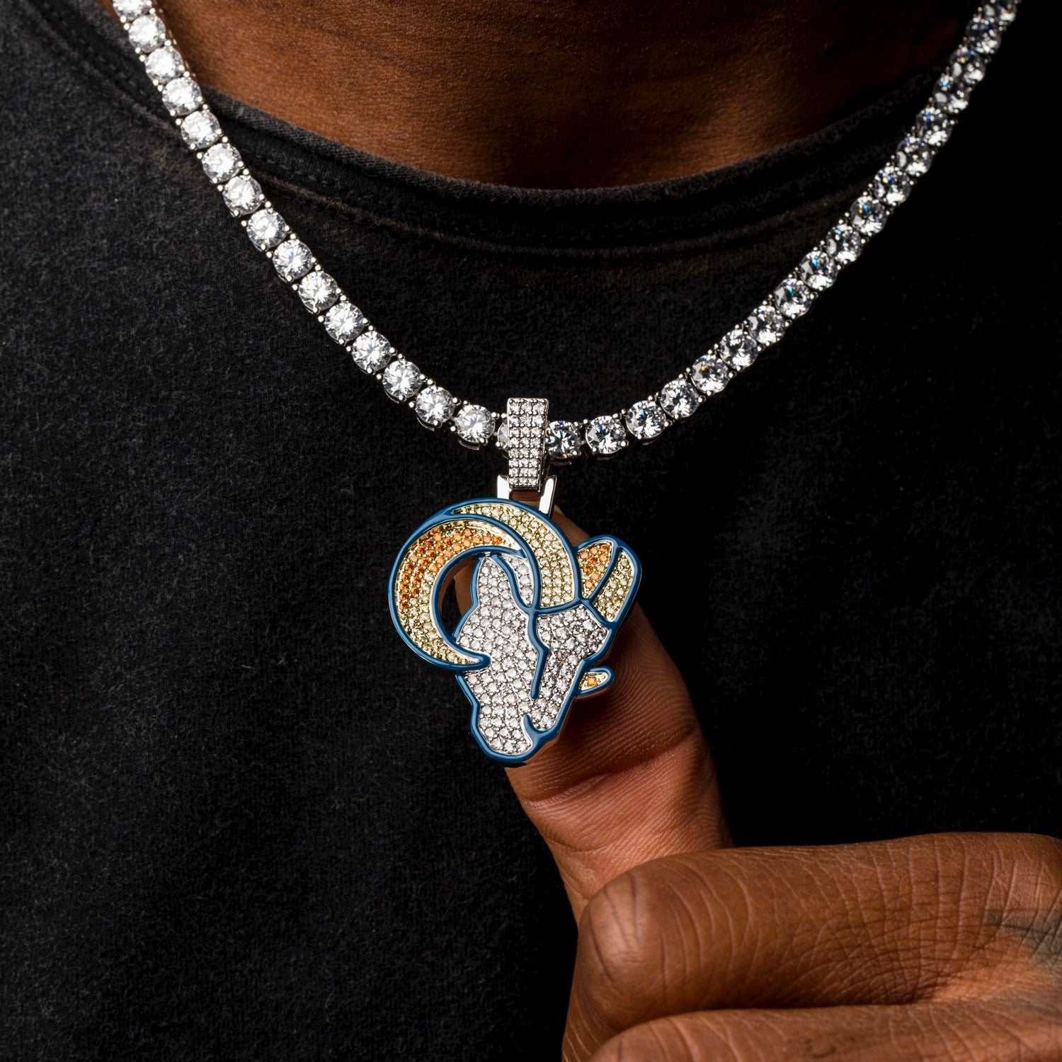 GLD Men Los Angeles Rams Official NFL Pendant