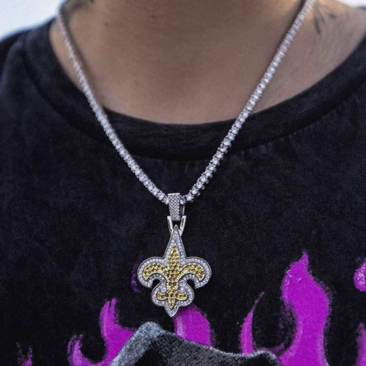 GLD Men New Orleans Saints Official NFL Pendant