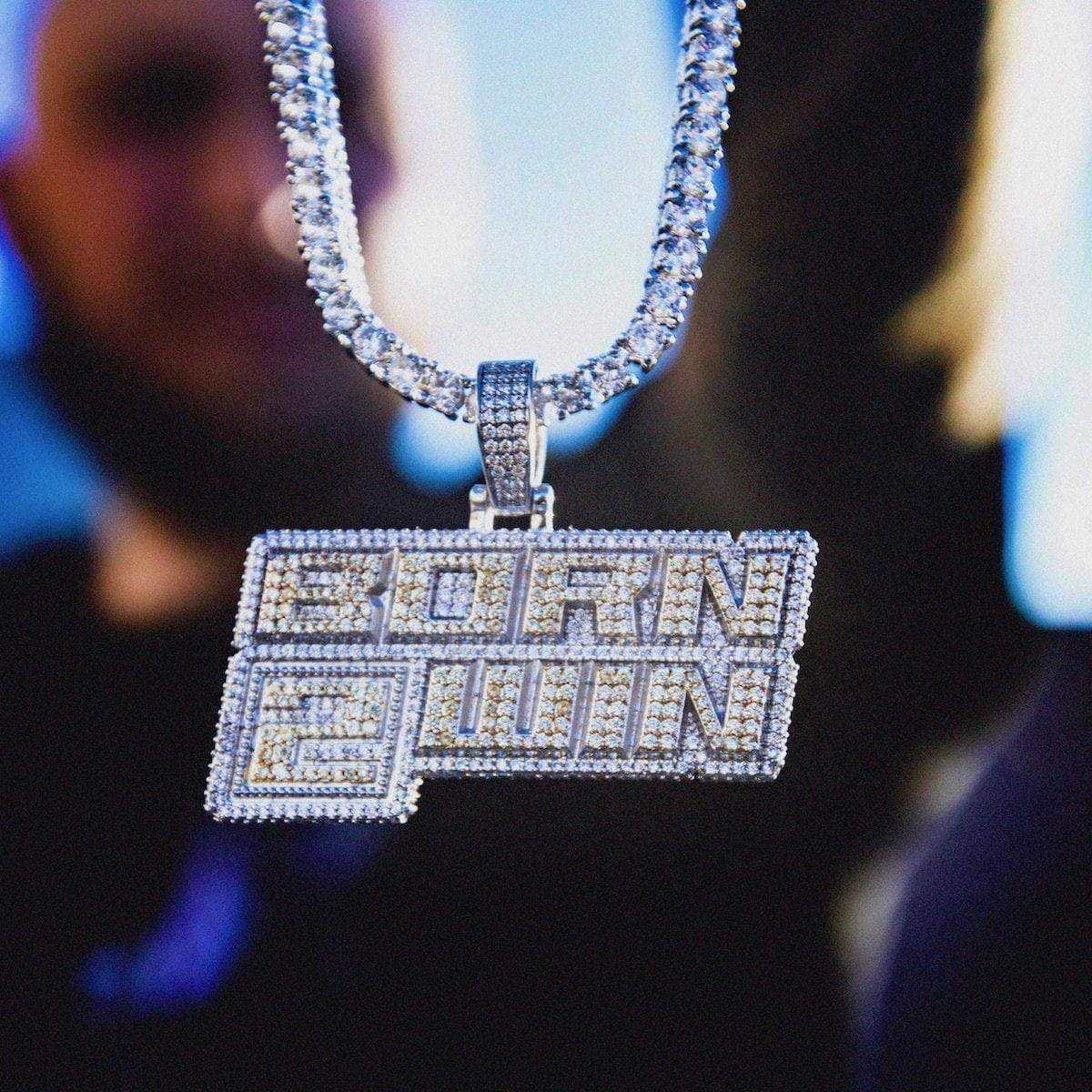 GLD Men Born 2 Win Pendant