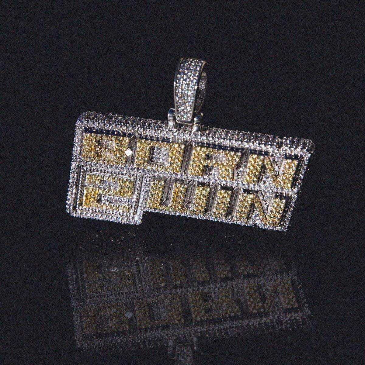 GLD Men Born 2 Win Pendant