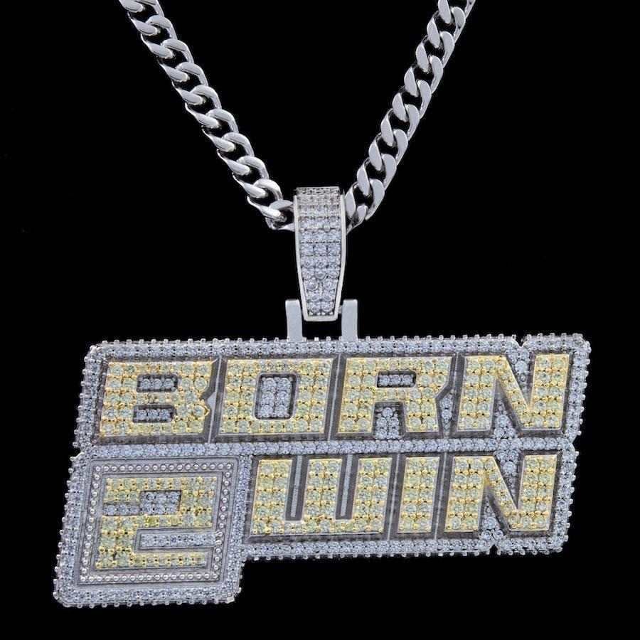 GLD Men Born 2 Win Pendant