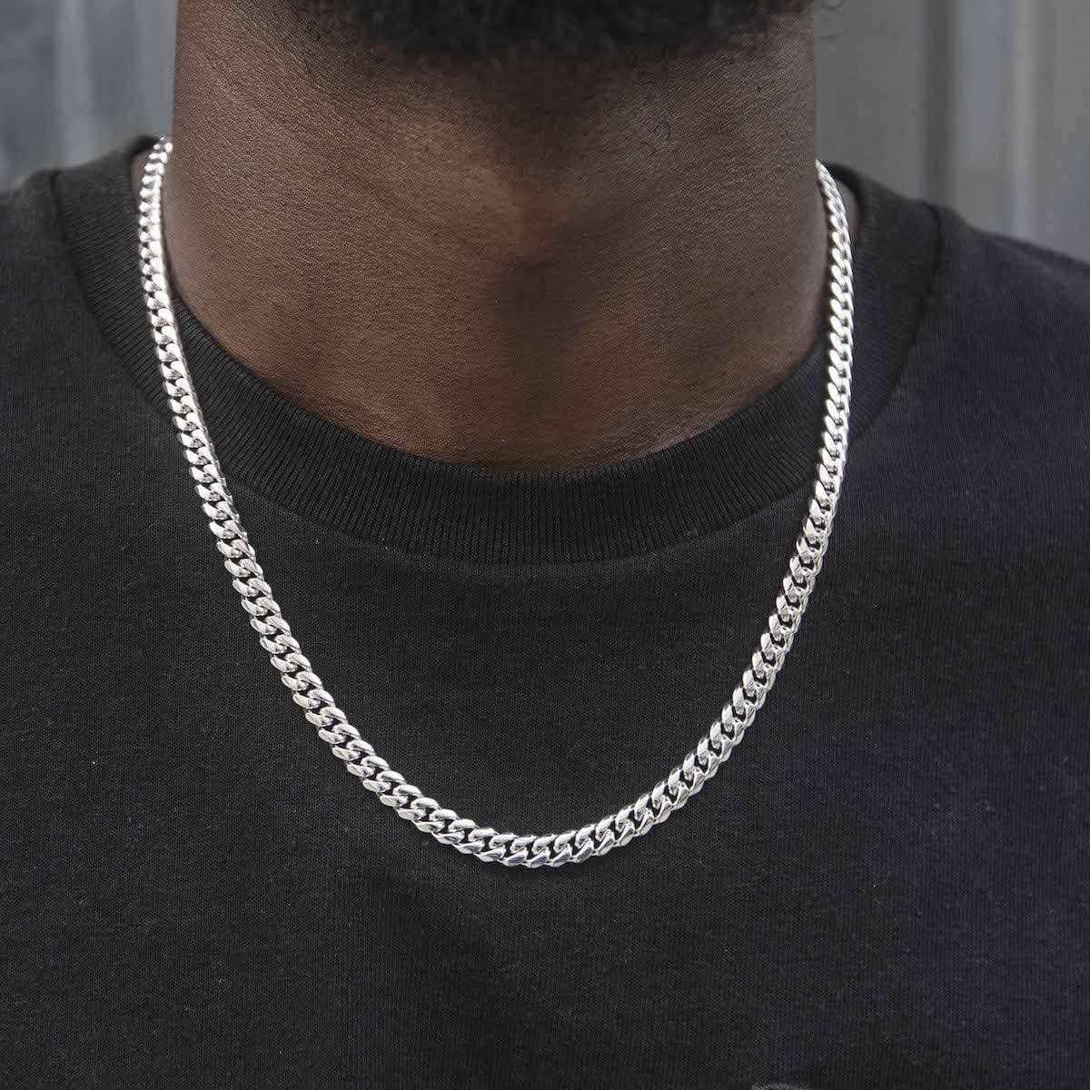 GLD Men GLD Signature Cuban in White Gold - 6 mm