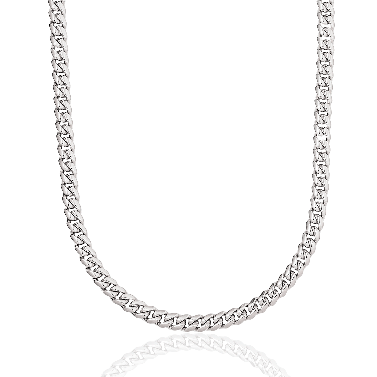 GLD Men GLD Signature Cuban in White Gold - 6 mm