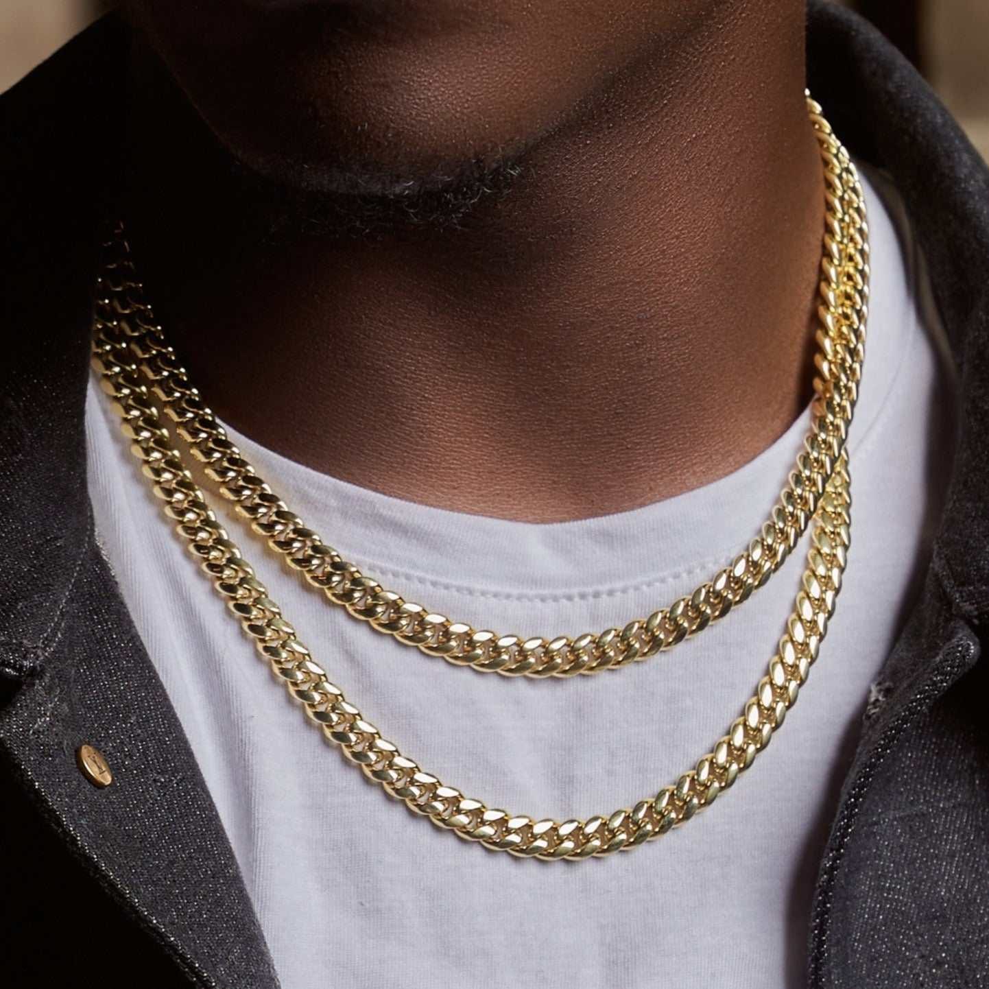 GLD Men GLD Signature Cuban in Yellow Gold - 6 mm