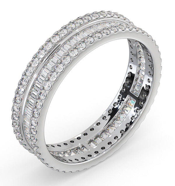 Diamond Eternity Ring Katie Platinum Diamond 1.00ct G/Vs