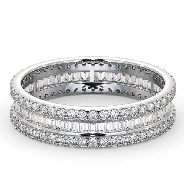 Diamond Eternity Ring Katie Platinum Diamond 1.00ct G/Vs