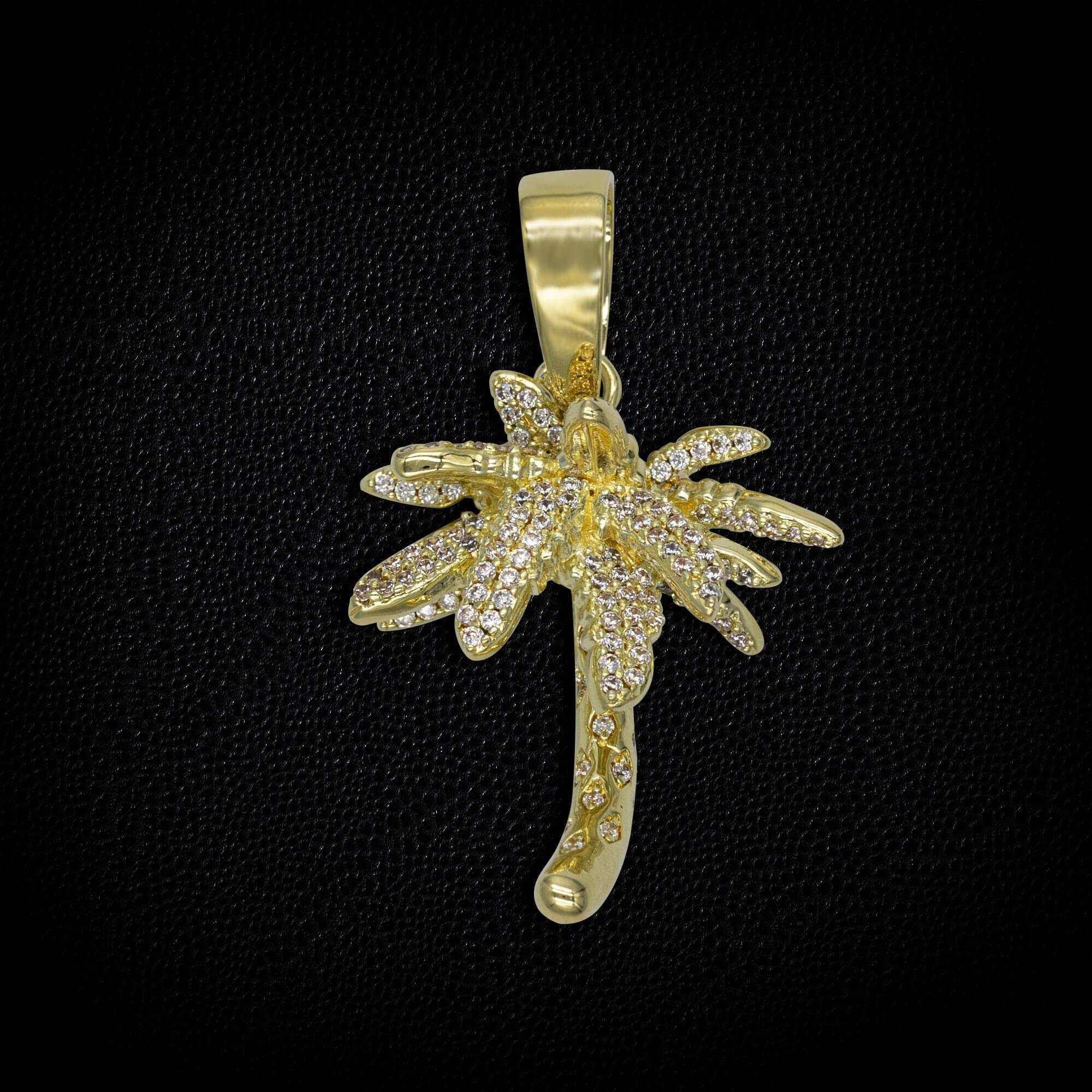 GLD Men Iced Palm Tree