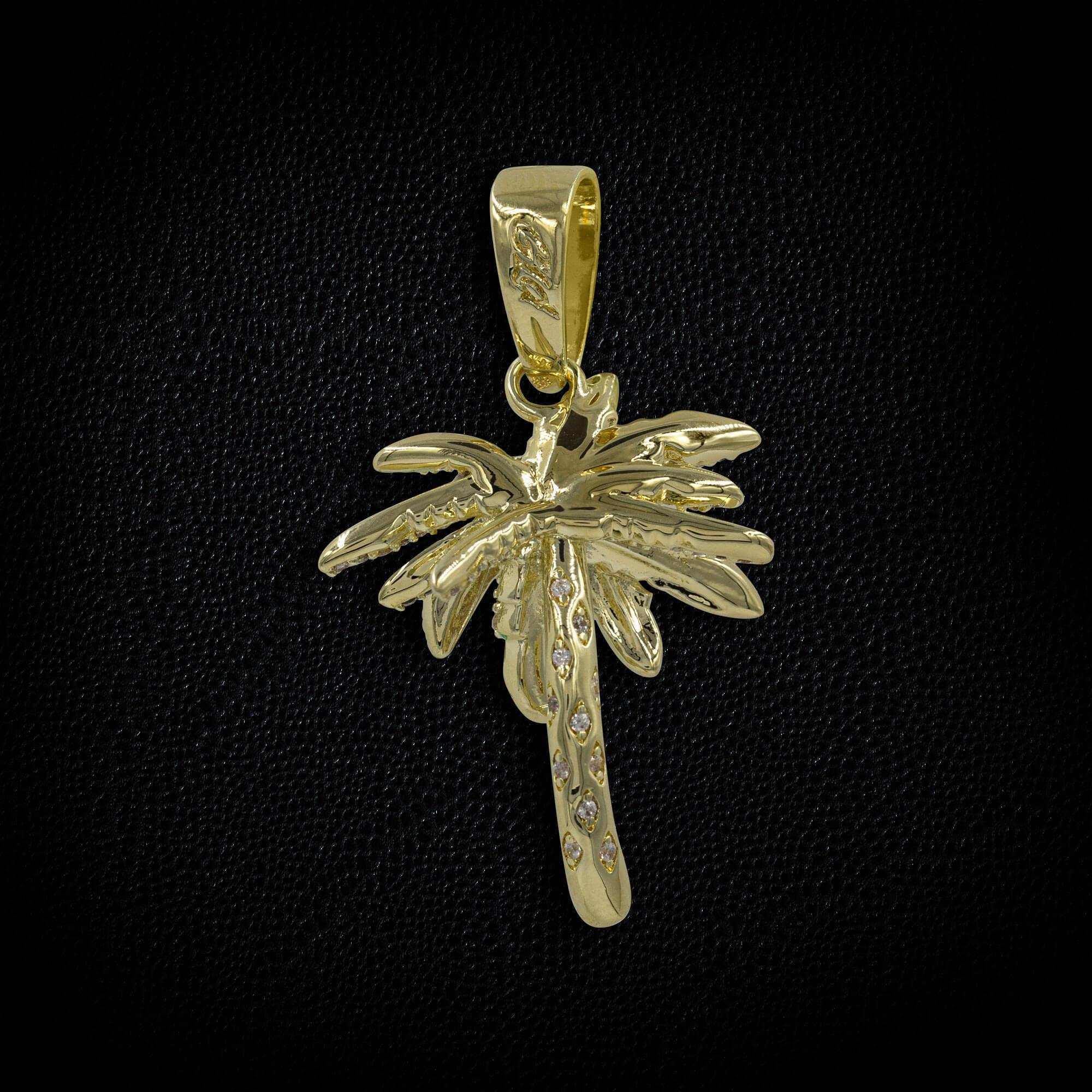 GLD Men Iced Palm Tree