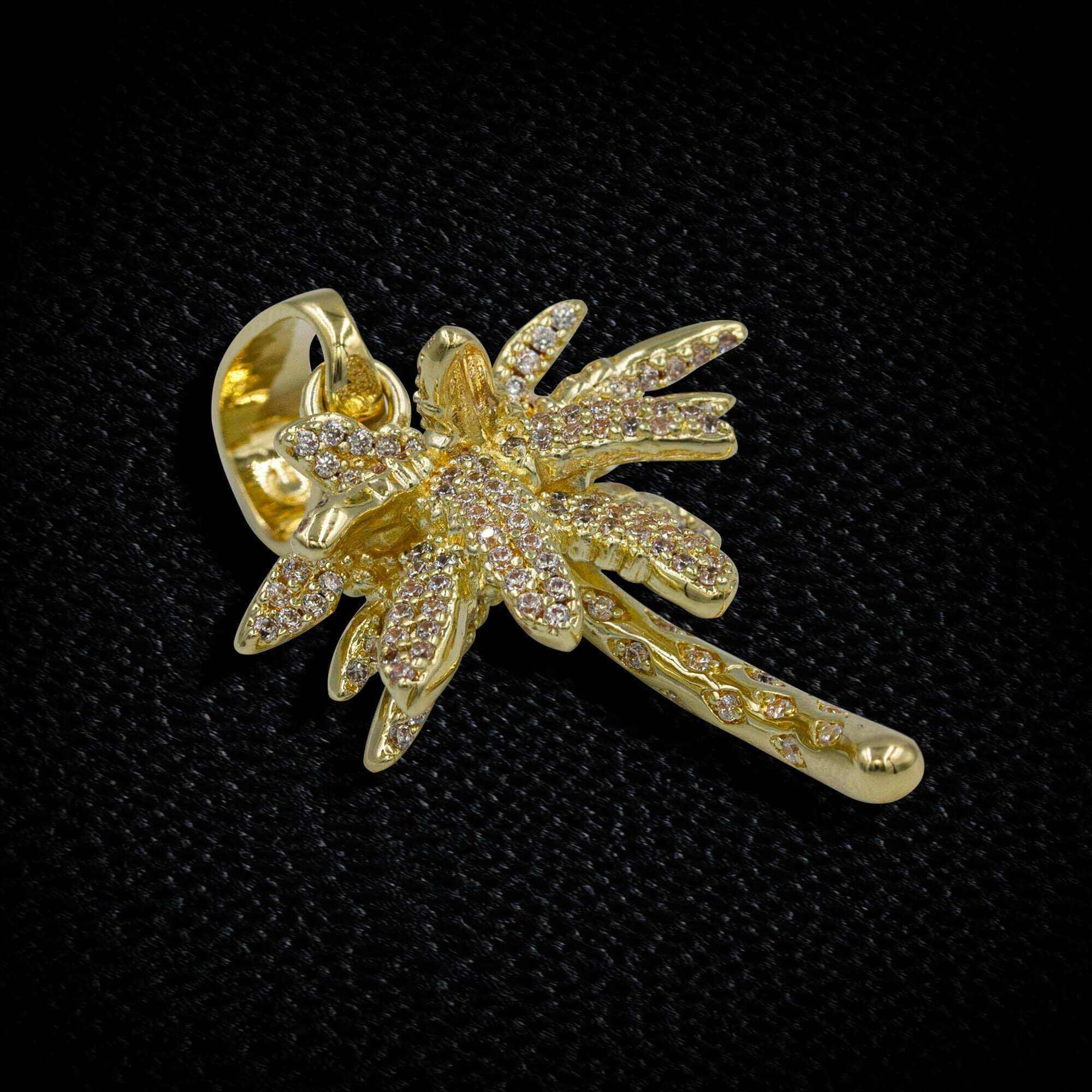 GLD Men Iced Palm Tree