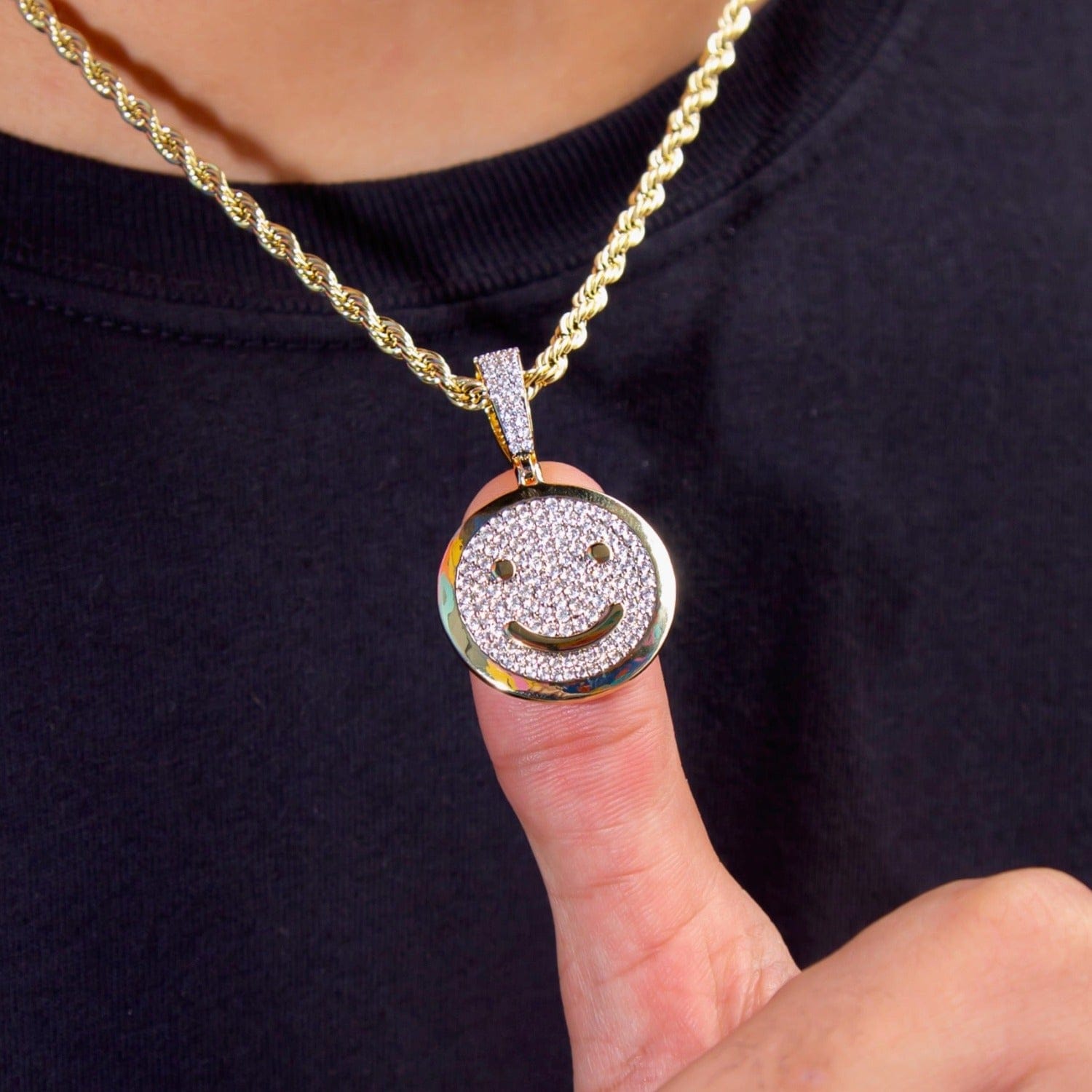 GLD Men Happy/Sad Pendant