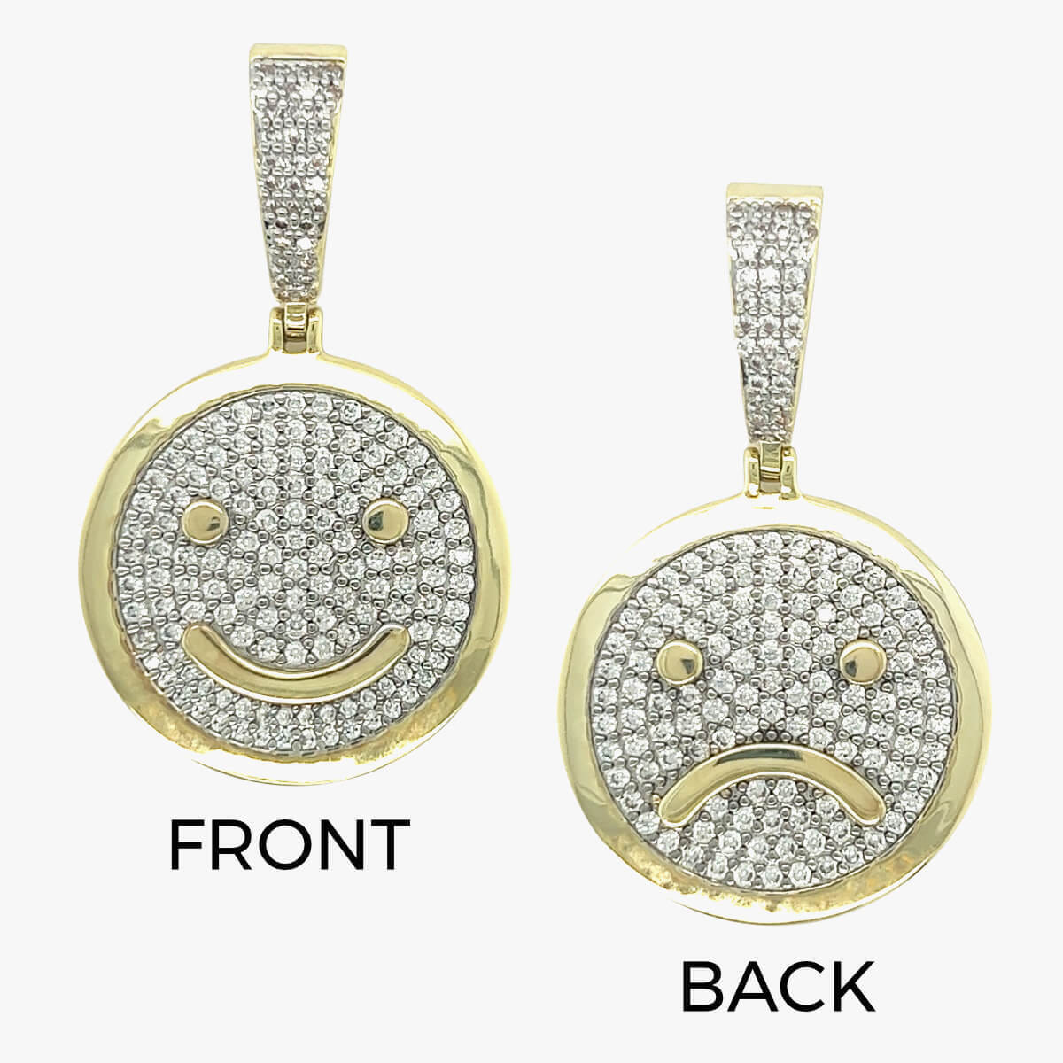 GLD Men Happy/Sad Pendant