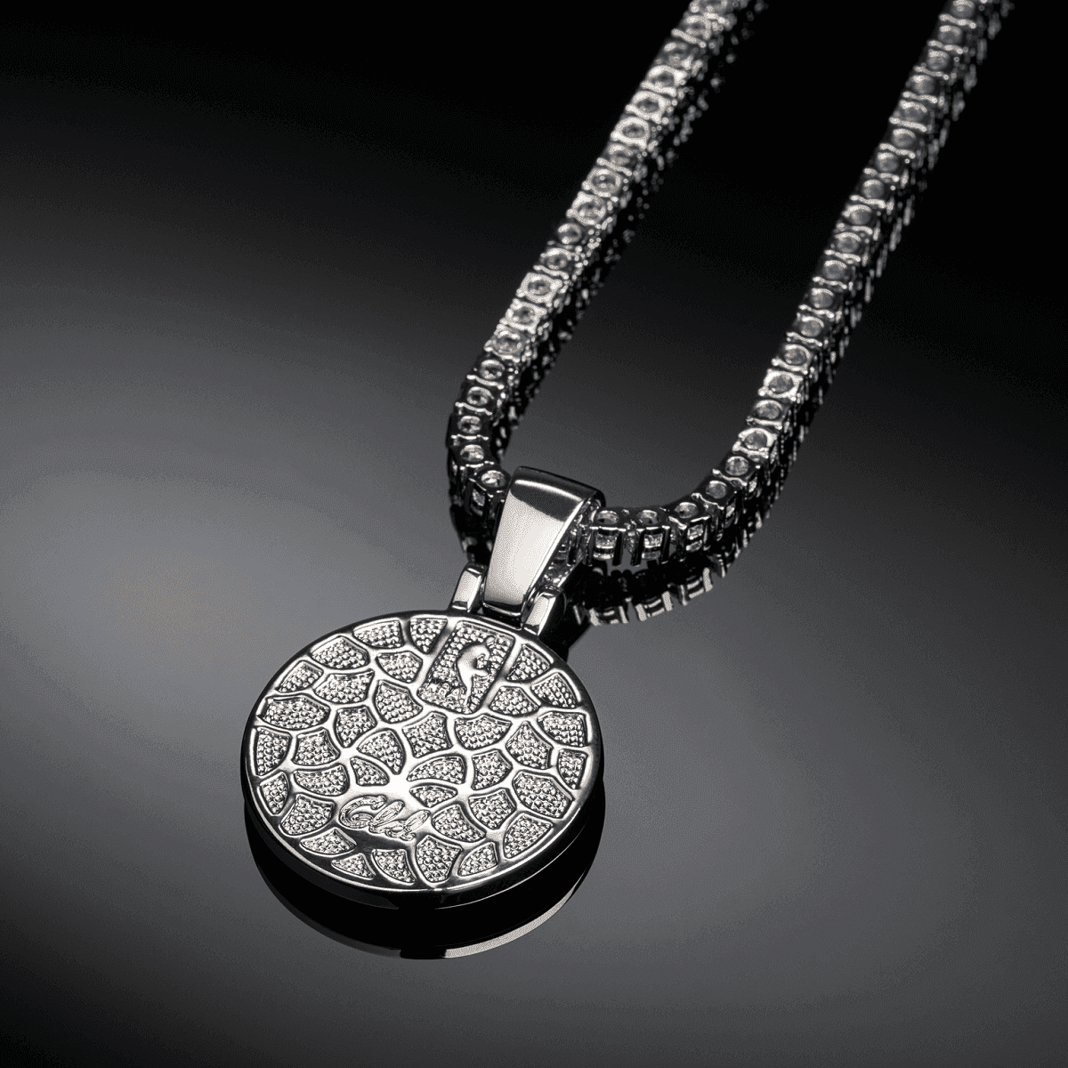 GLD Men Toronto Raptors Official NBA Logo Pendant