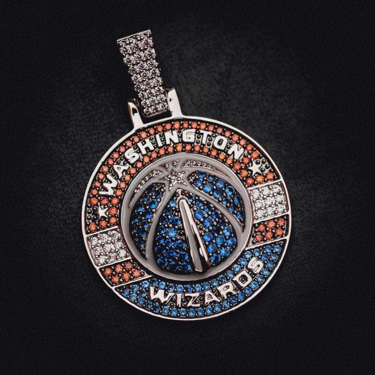 GLD Men Washington Wizards Official NBA Logo Pendant