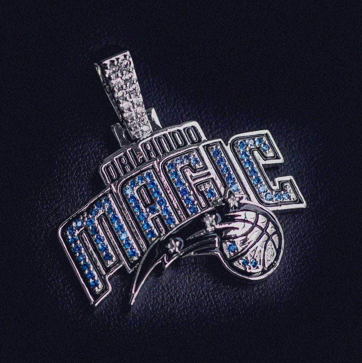 GLD Men Orlando Magic Official NBA Logo Pendant