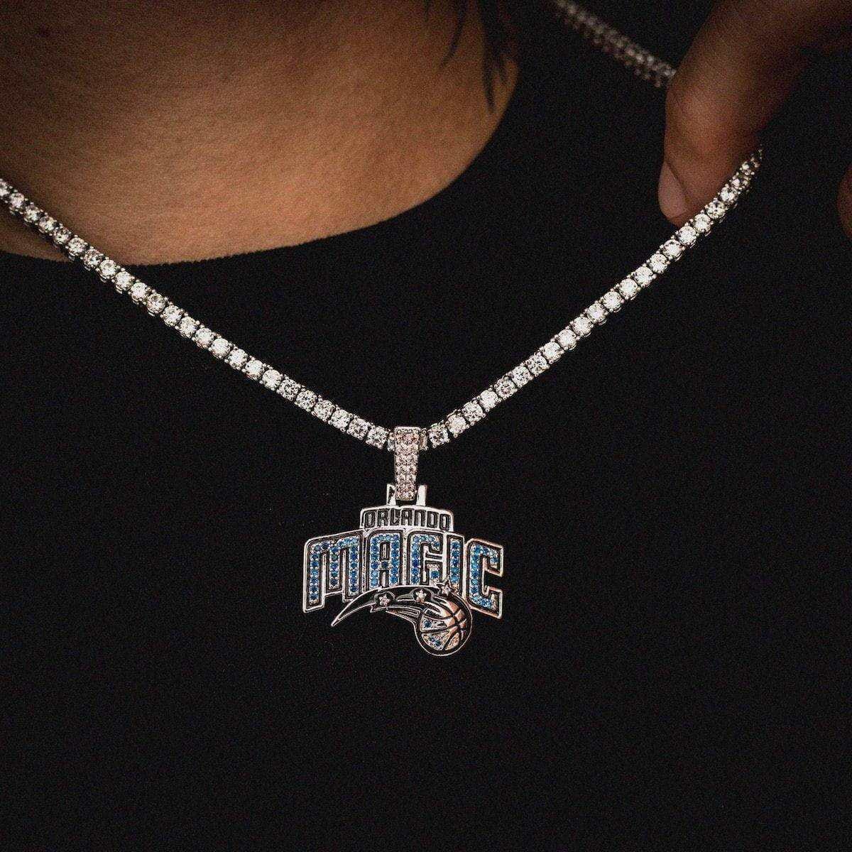 GLD Men Orlando Magic Official NBA Logo Pendant