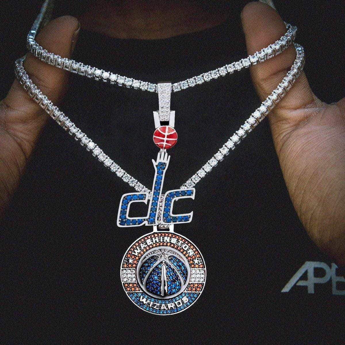 GLD Men DC Official NBA Logo Pendant