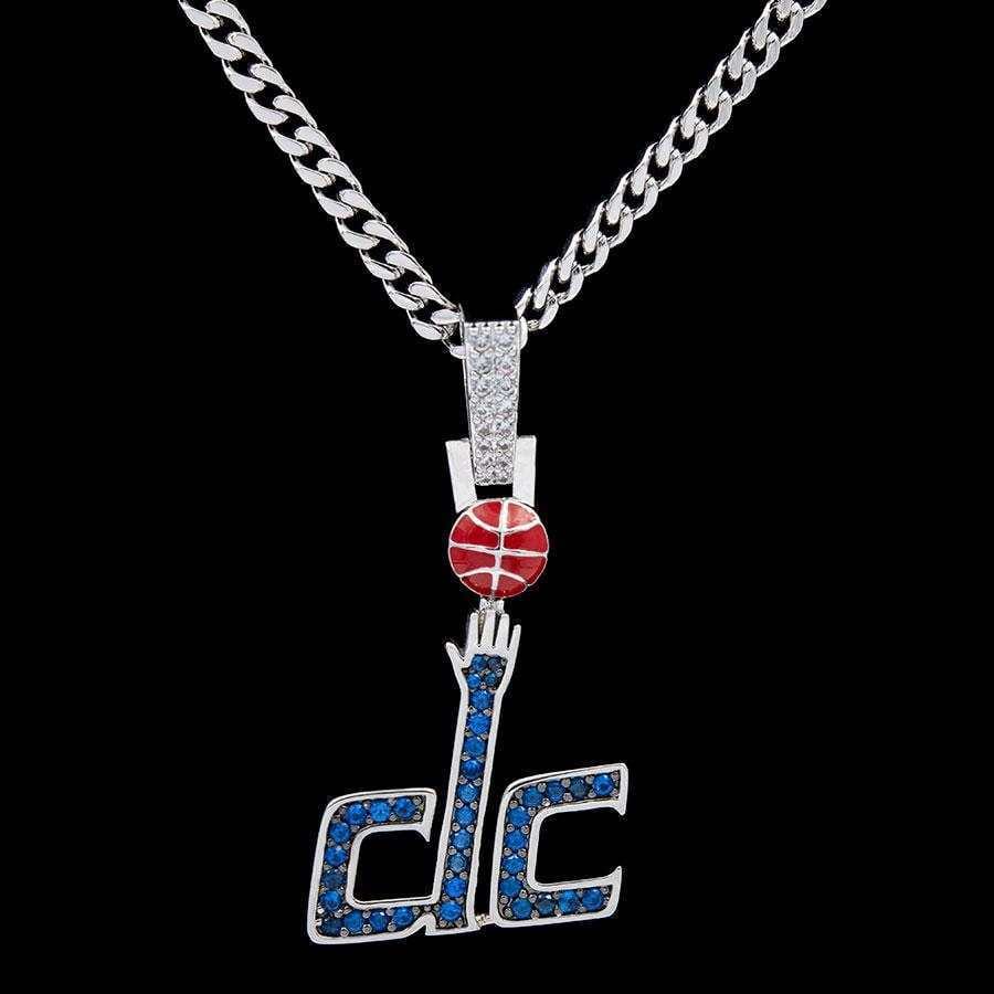 GLD Men DC Official NBA Logo Pendant