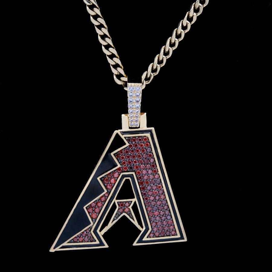 GLD Men Arizona Diamondbacks Official MLB Logo Pendant